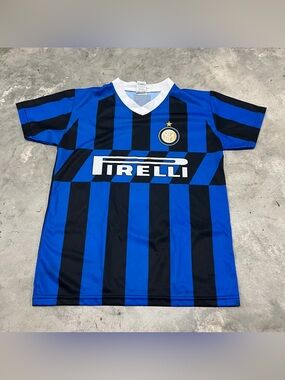 Inter Milan 2019 2020 Home Blue\Black Shirt Soccer Jersey Youth Size Medium